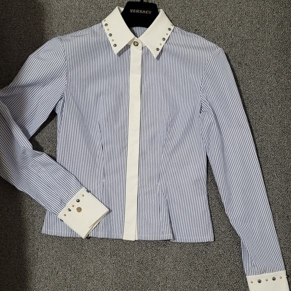 Versace Shirt-Blouse size 38 - Picture 3 of 12
